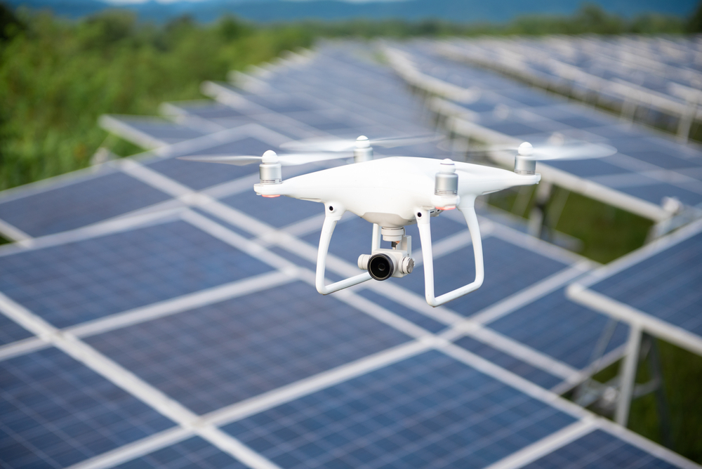 Drones,And,Solar,Cells,,The,Drone,Is,A,High,Angle