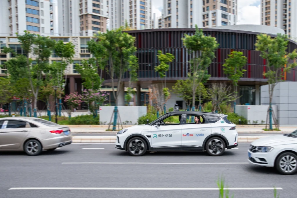 Baidu robotaxi
