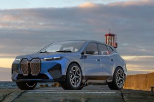 Szczecin,poland-may,2022:the,New,Electric,Bmw,Ix.3d,Illustration.