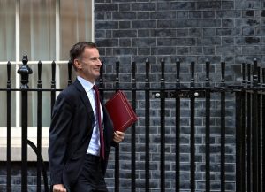 UK Chancellor of the Exchequer Jeremy Hunt