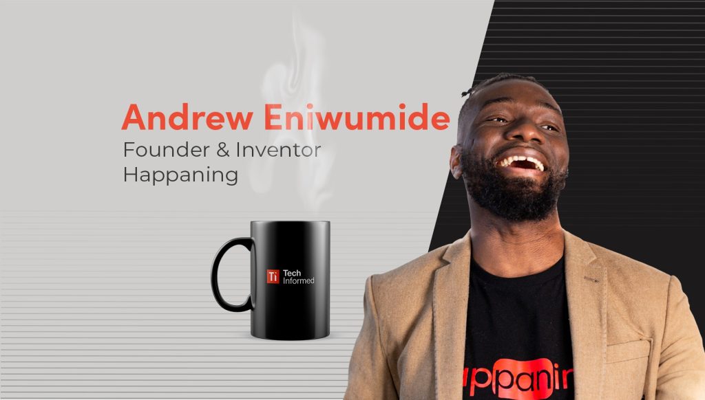 Andrew Eniwumide, founder, Happaning