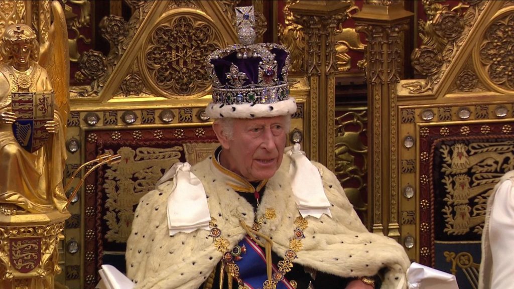 King Charles at the Opening of Parliament - King's Speech