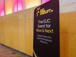 A board from IGEL Disrupt 2024 in Munich, Germany - The event focussed on the future of EUC and VDI