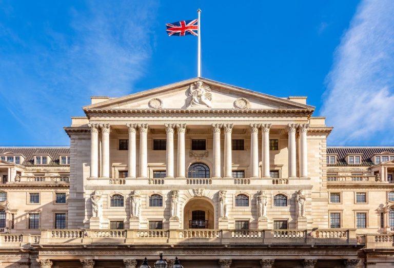 Bank of England building exterior shot
