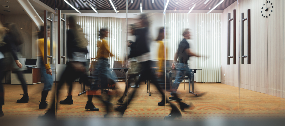 business people office axa conga