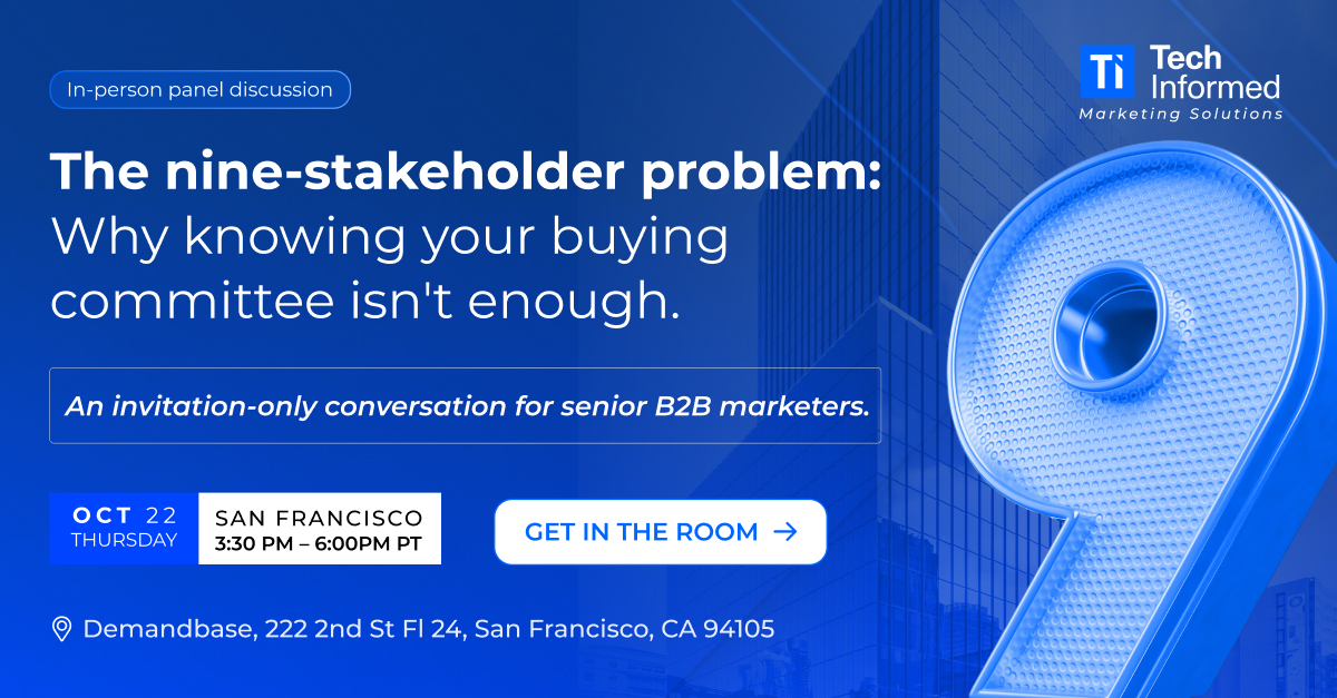 The nine-stakeholder problem: Why knowing your buying committee isn’t enough